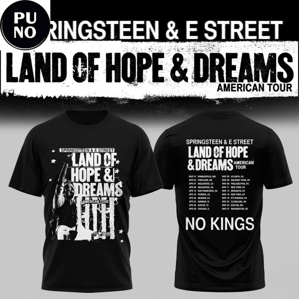 Bruce Springsteen Land of Hope and Dreams American Tour 2026 Shirt
