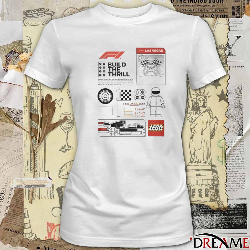 Build The Thrill LEGO Formula 1 t-shirt