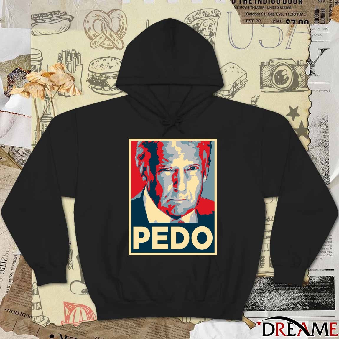 Calendar Girl Parties Donald Trump PEDO Poster t-shirt