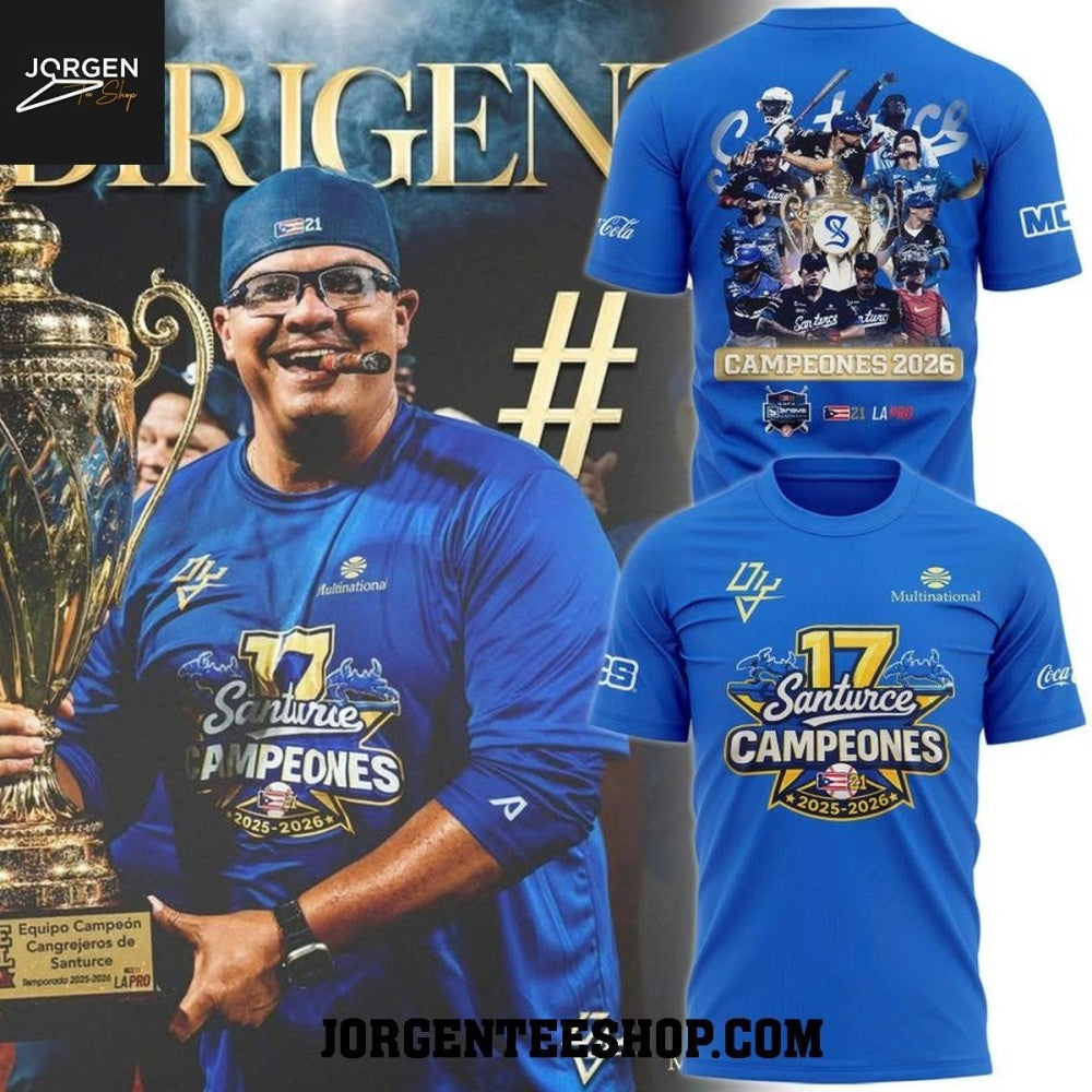 Cangrejeros de Santurce 2026 Campeon Pro League Shirt