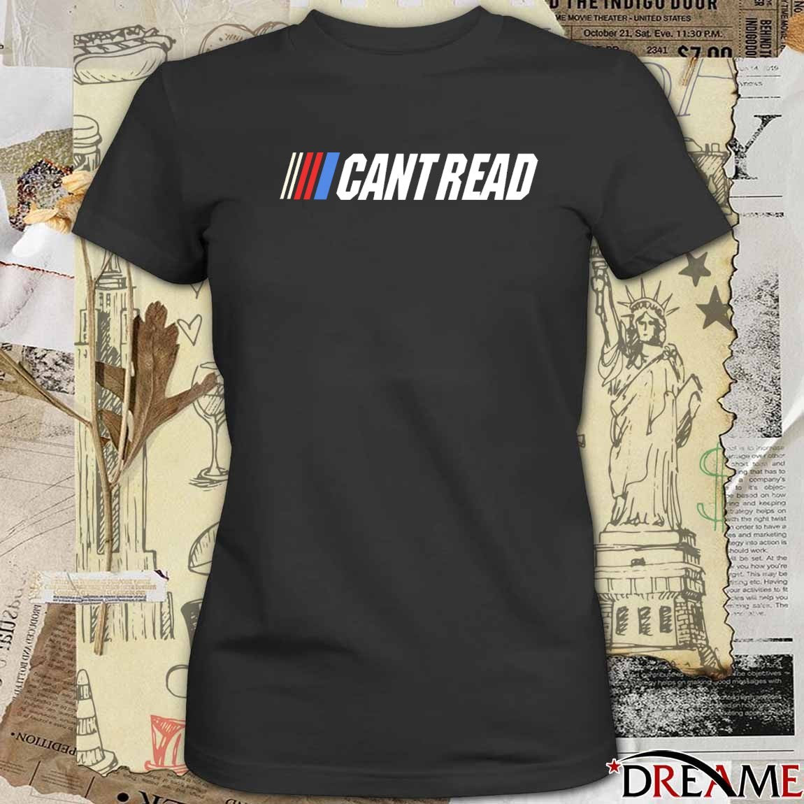 Can’t Read 57 Club Nascar Mansfield Speedway t-shirt