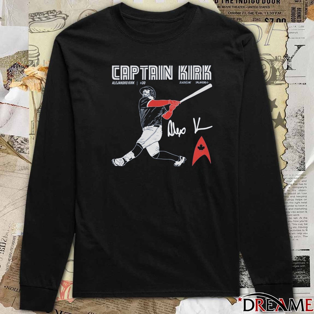 Captain Kirk Alejandro Kirk Toronto Blue Jays MLB Painting Signature t-shirt