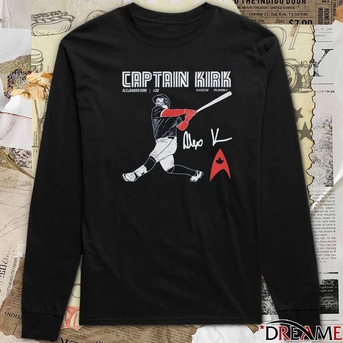Captain Kirk Alejandro Kirk Toronto Blue Jays MLB Painting Signature t-shirt