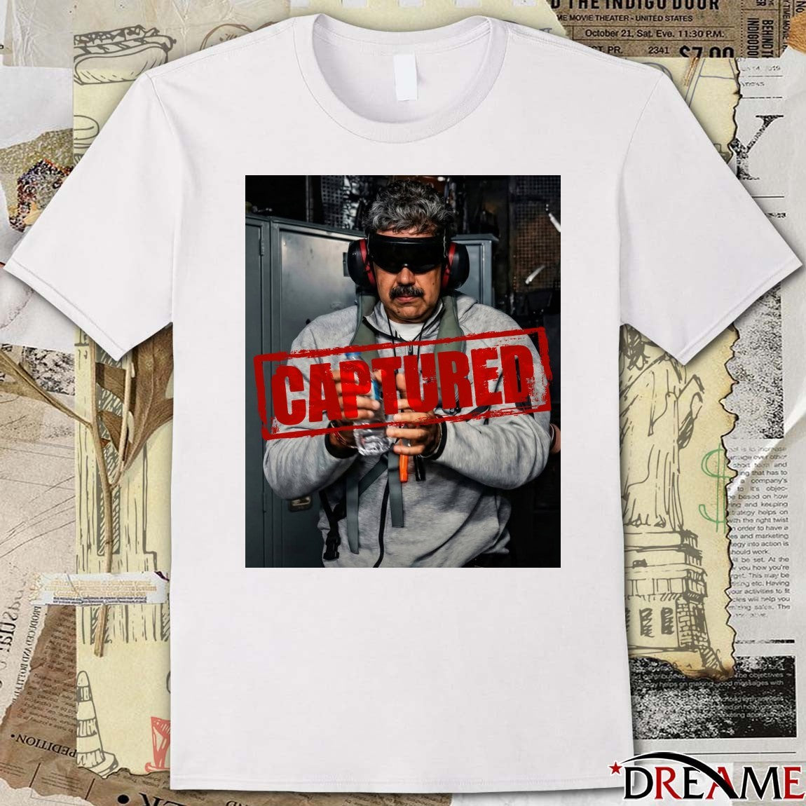 Captured Nicolas Maduro – Free Venezuela t-shirt