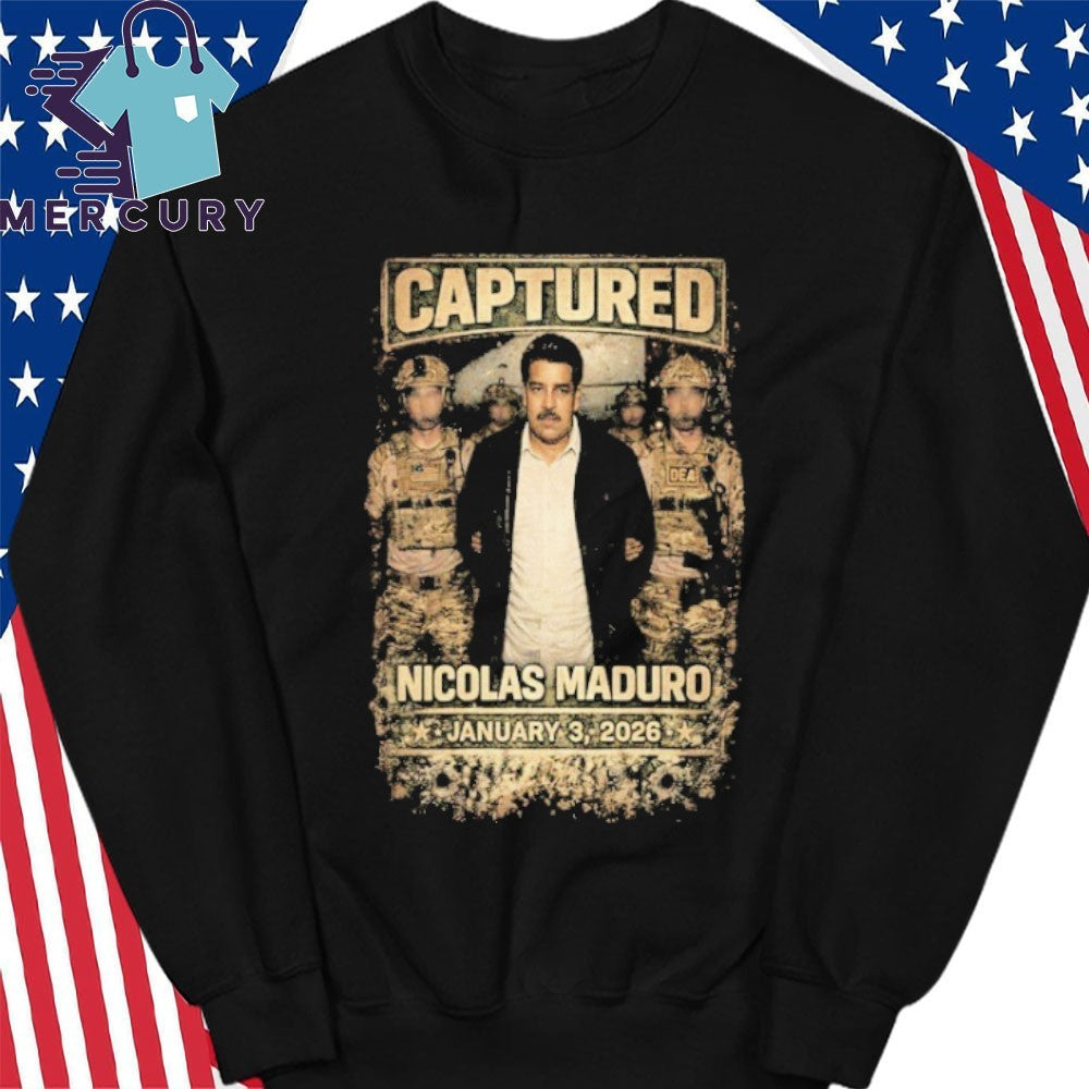 Captured Nicolas Maduro January 3, 2026 Shirt