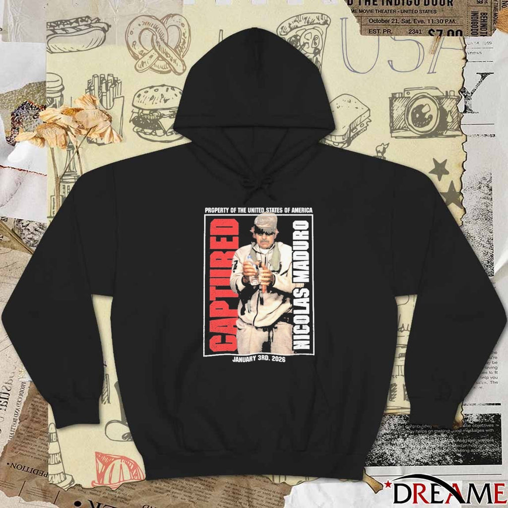 Captured Nicolas Maduro Property Of The United States Of America – Free Venezuela t-shirt