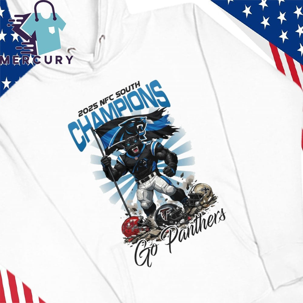 Carolina Panthers 2025 AFC South Champions Mascot Go Panthers