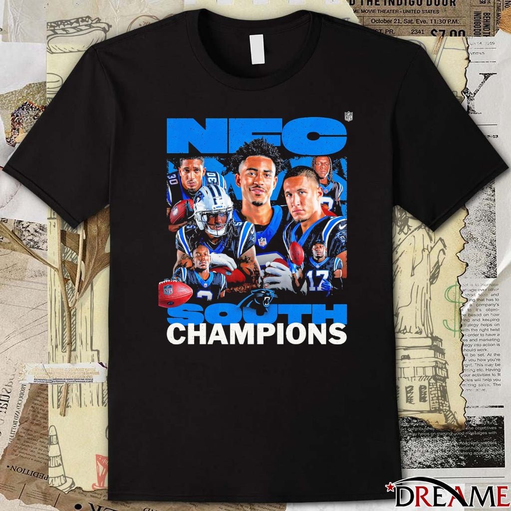 Carolina Panthers 2025 NFC South Champions For The Celly t-shirt