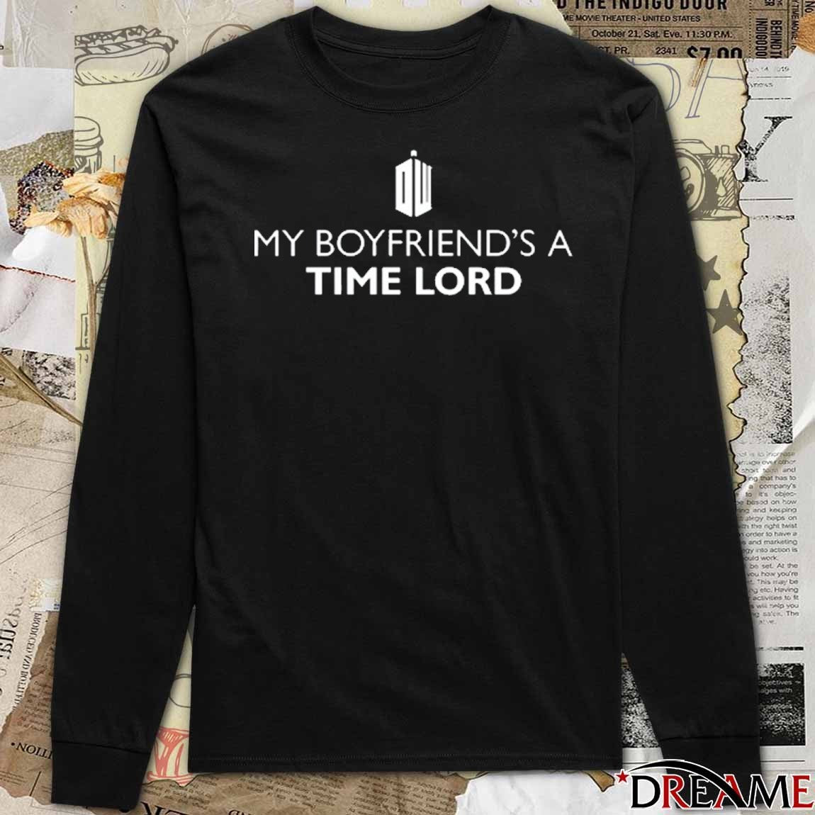 Carrie Capri My Boyfriend’s A Time Lord 2025 t-shirt