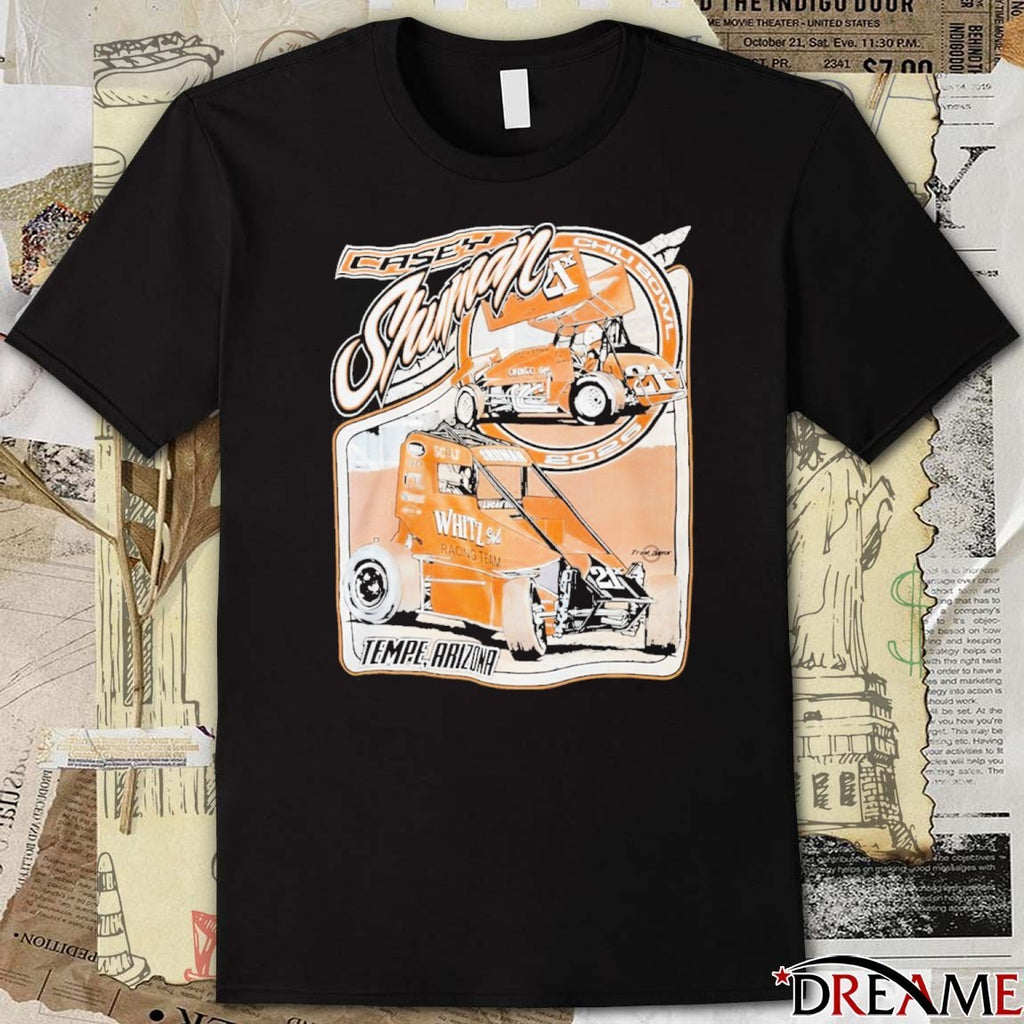 Casey Shuman Chili Bowl Whitz Racing Team 2026 Tempe Arizona t-shirt