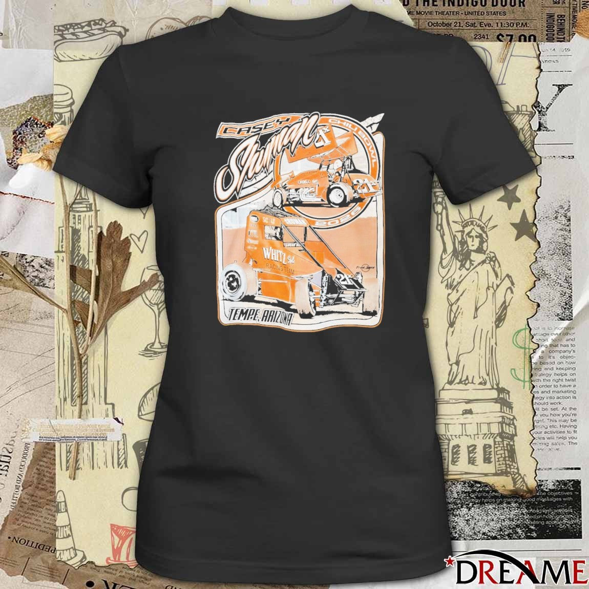 Casey Shuman Chili Bowl Whitz Racing Team 2026 Tempe Arizona t-shirt