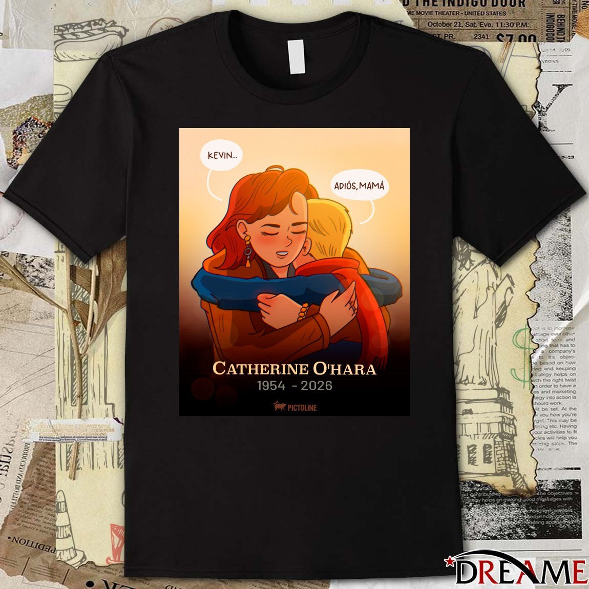 Catherine O’Hara Kevin Adios Mama 1954 – 2026 Poster t-shirt