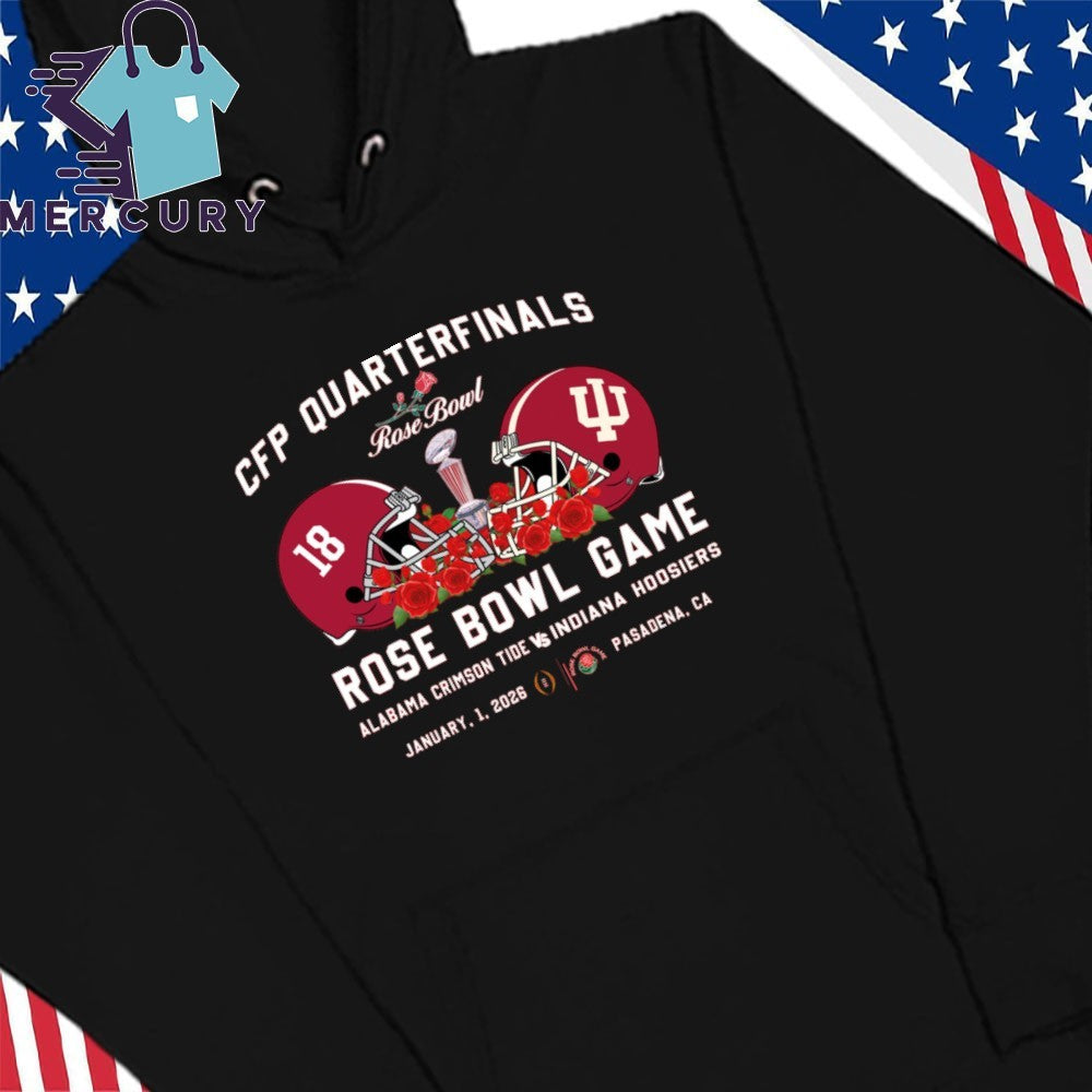 Cfp Quarterfinals Alabama Vs Hoosiers Rose Bowl Game 2026 Shirt