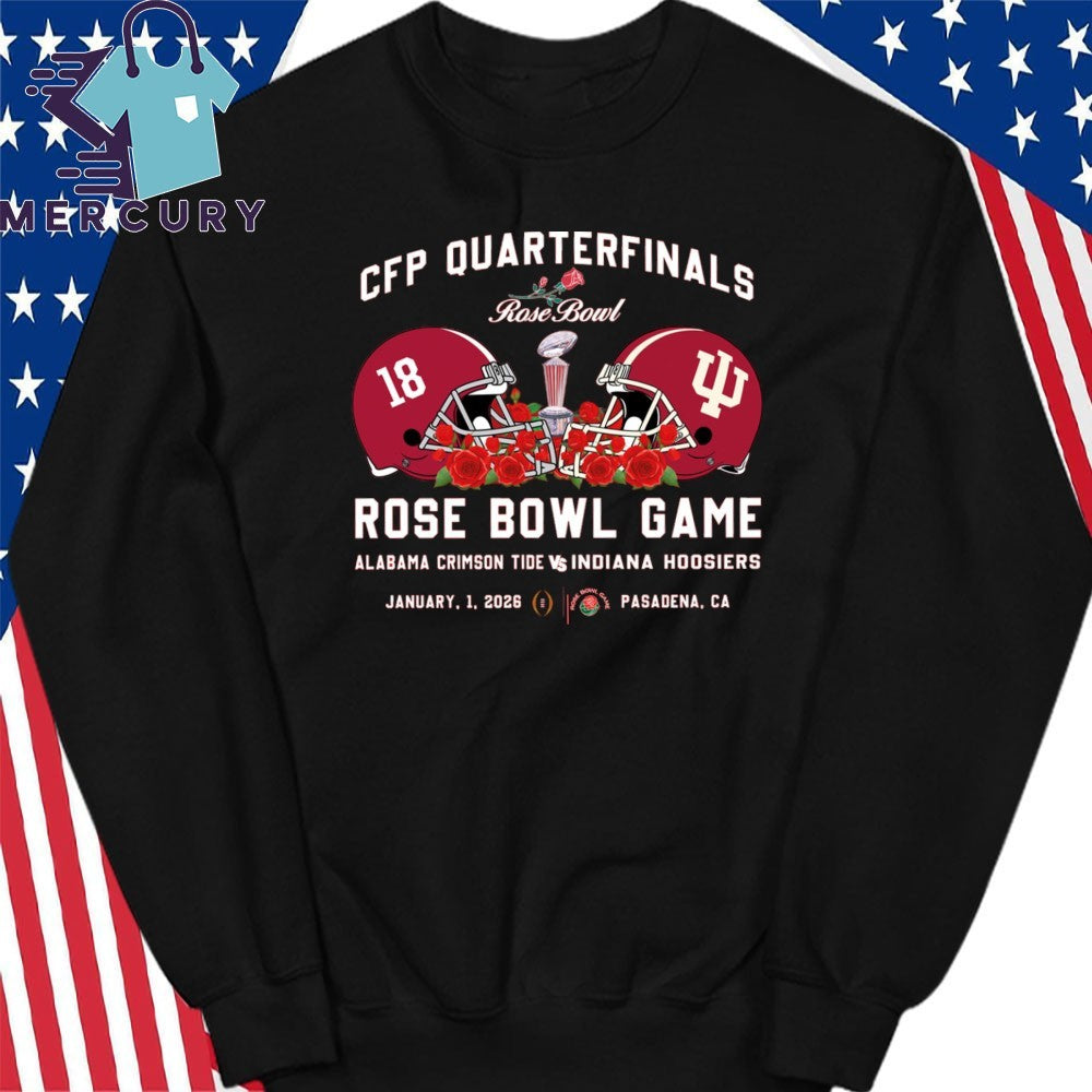 Cfp Quarterfinals Alabama Vs Hoosiers Rose Bowl Game 2026 Shirt