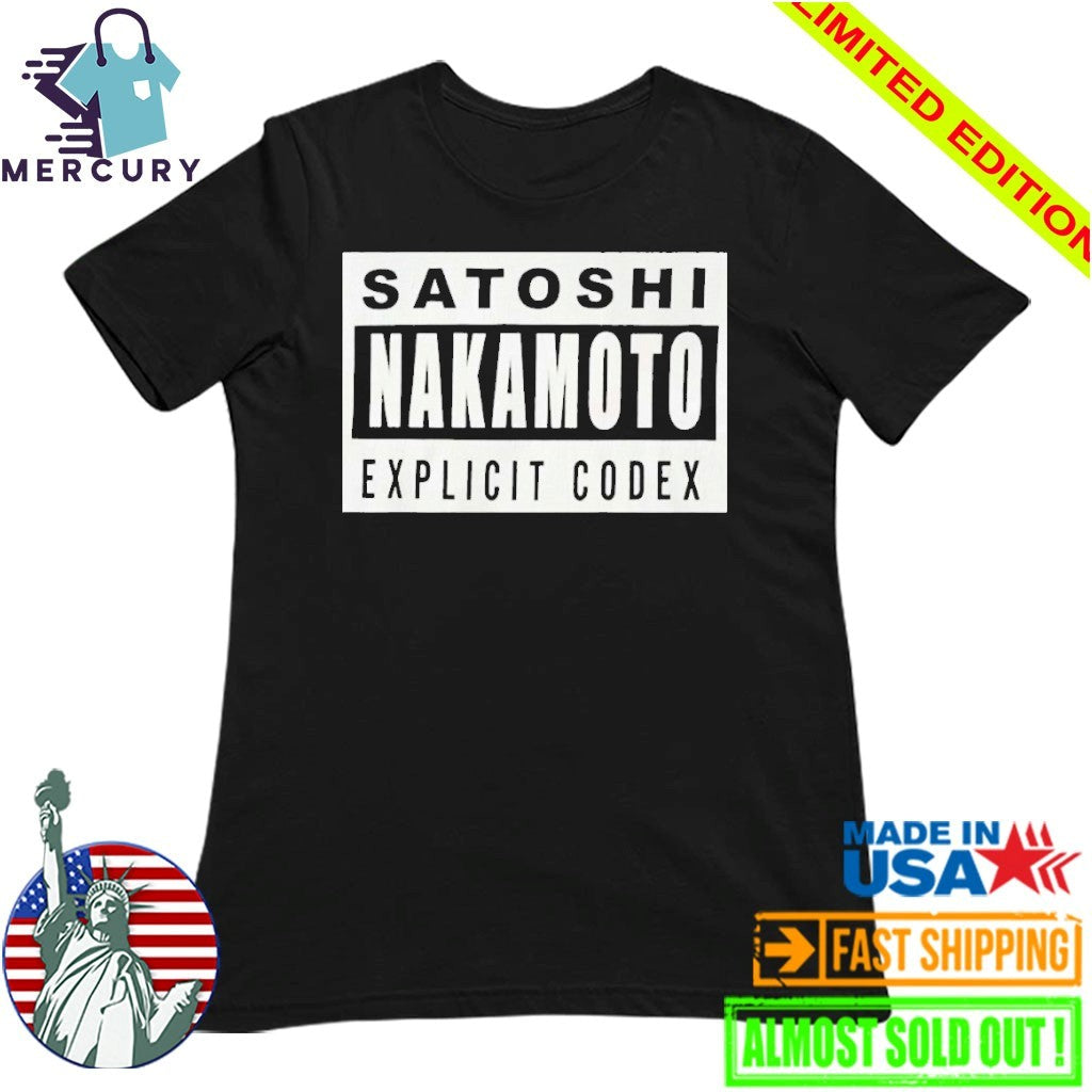 Chad Johnson Satoshi Nakamoto Explicit Codex Shirt