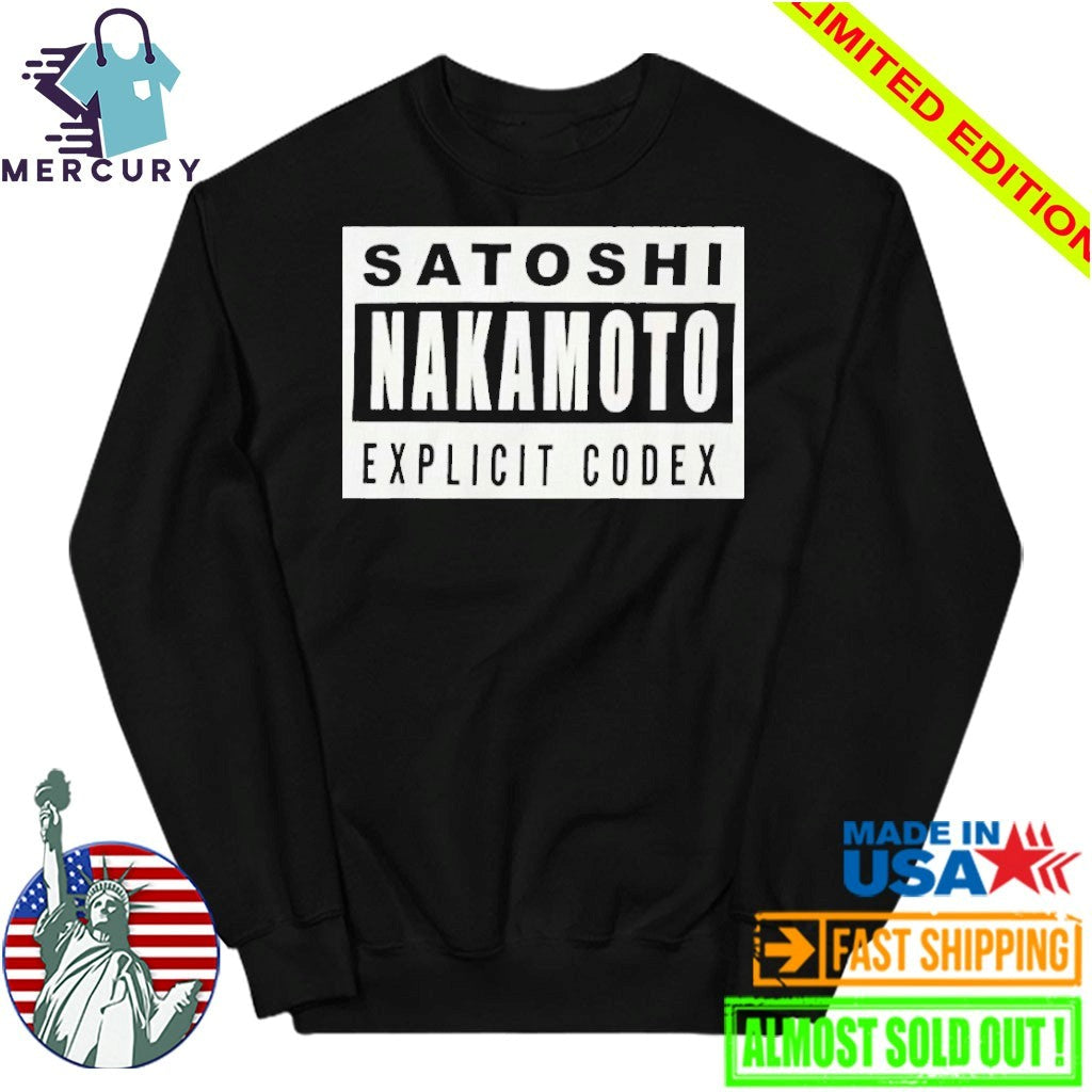 Chad Johnson Satoshi Nakamoto Explicit Codex Shirt
