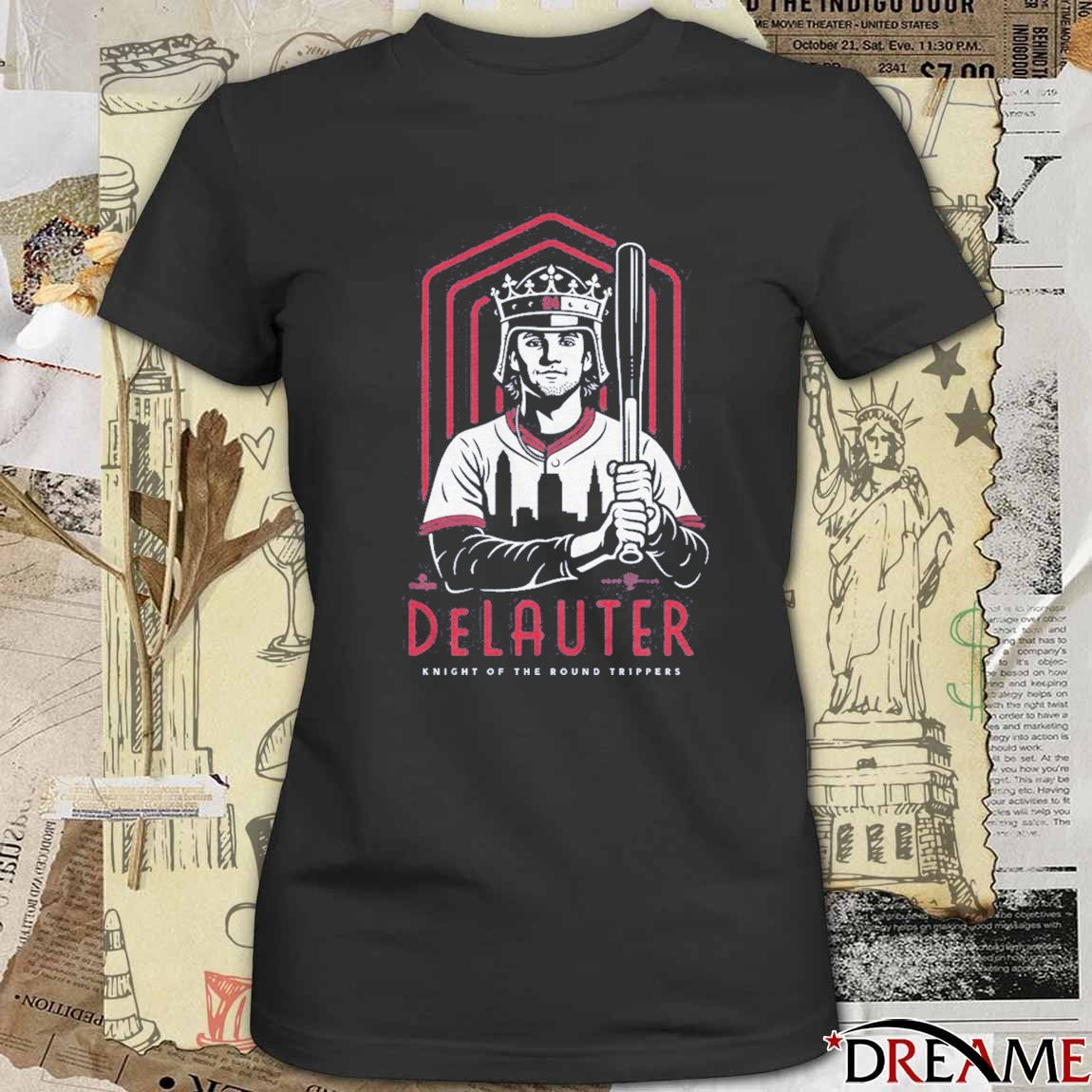 Chase DeLauter Knight Of The Round Trippers Cleveland Guardians t-shirt