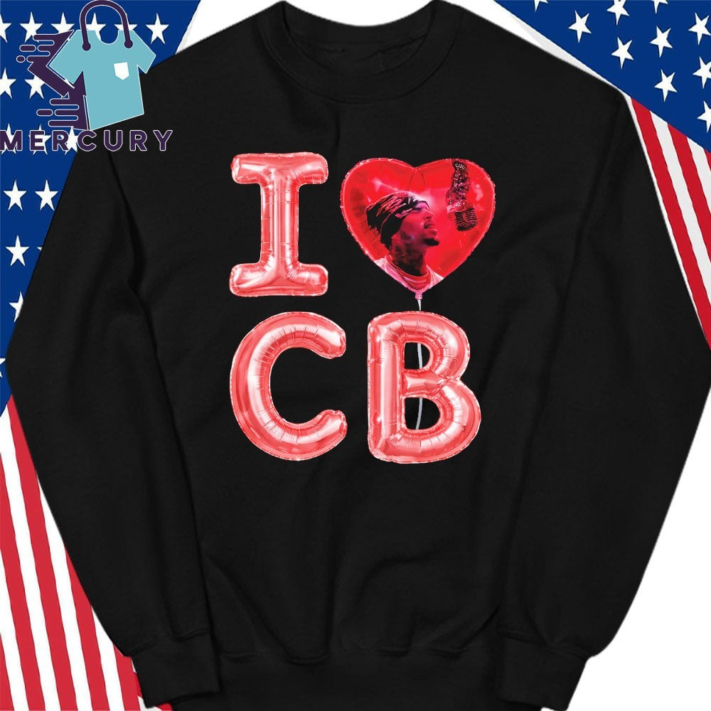 Chris Brown I Love CB Balloon Shirt