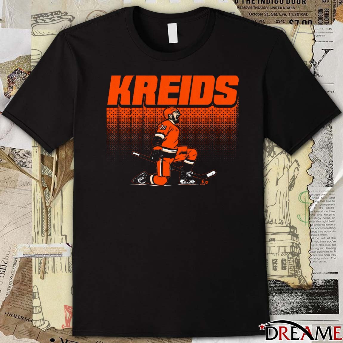 Chris Kreider Anaheim Kreids Anaheim Ducks Hockey t-shirt