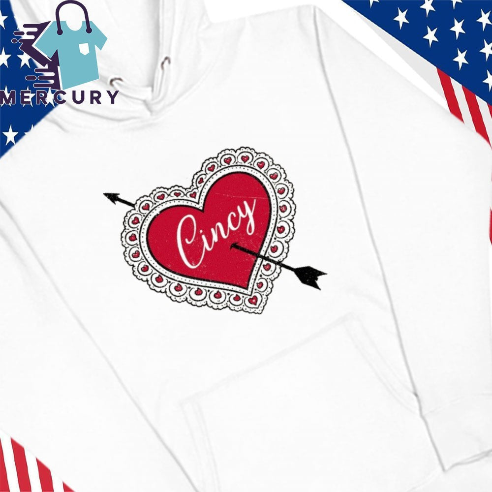 Cincy Valentine Arrow Shirt