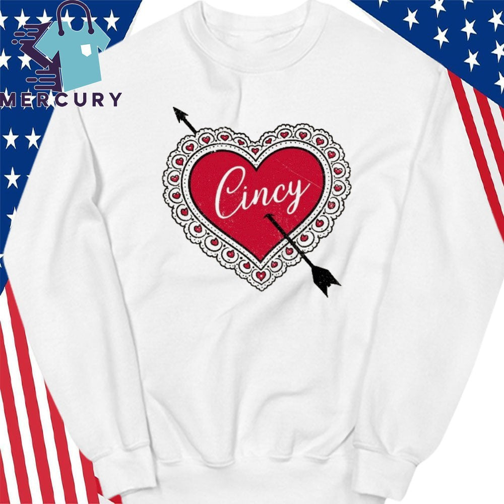 Cincy Valentine Arrow Shirt
