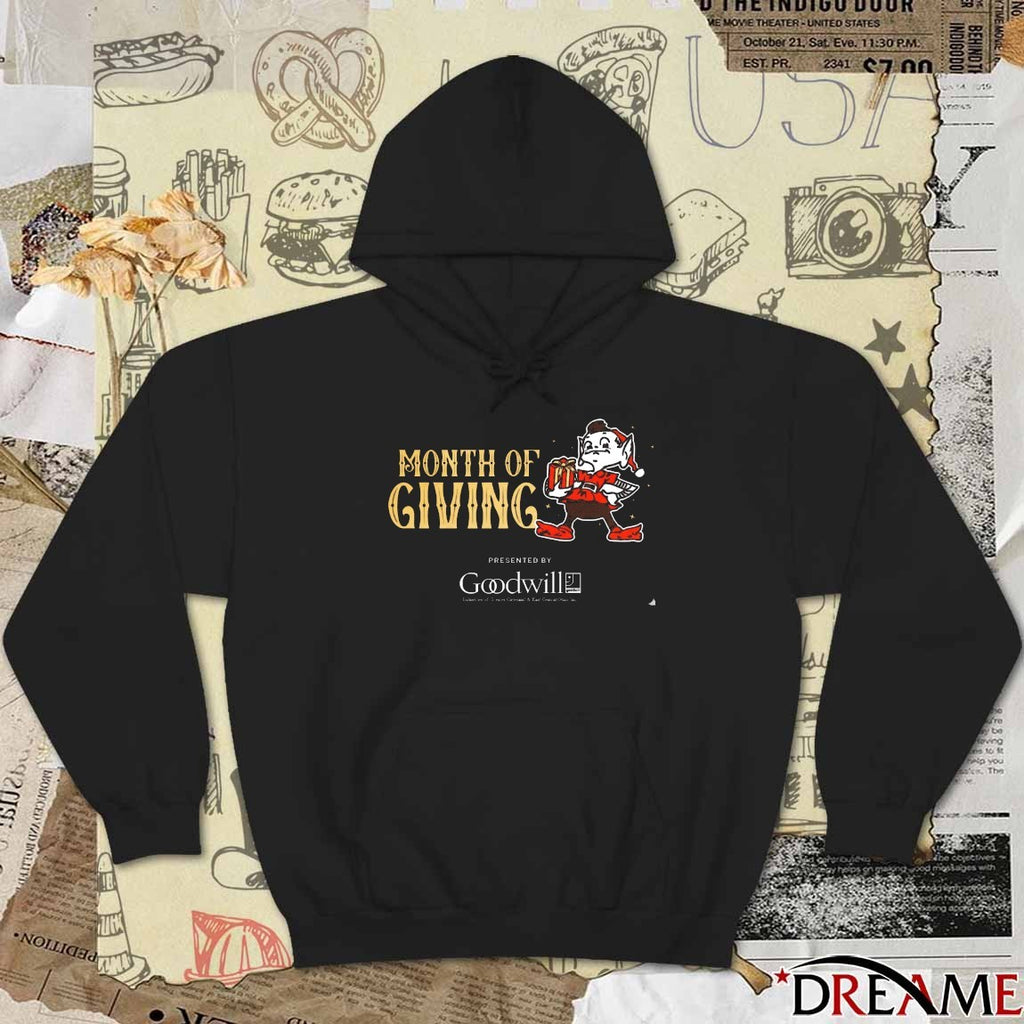Cleveland Browns Month of Giving Goodwill 2025 t-shirt