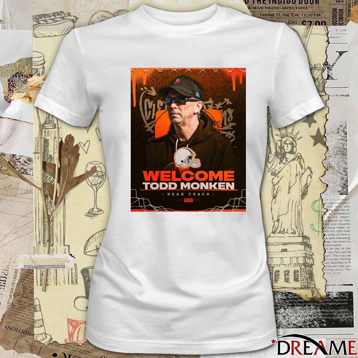 Cleveland Browns Welcome Back To Cleveland Coach Todd Monken Head Coach Poster t-shirt