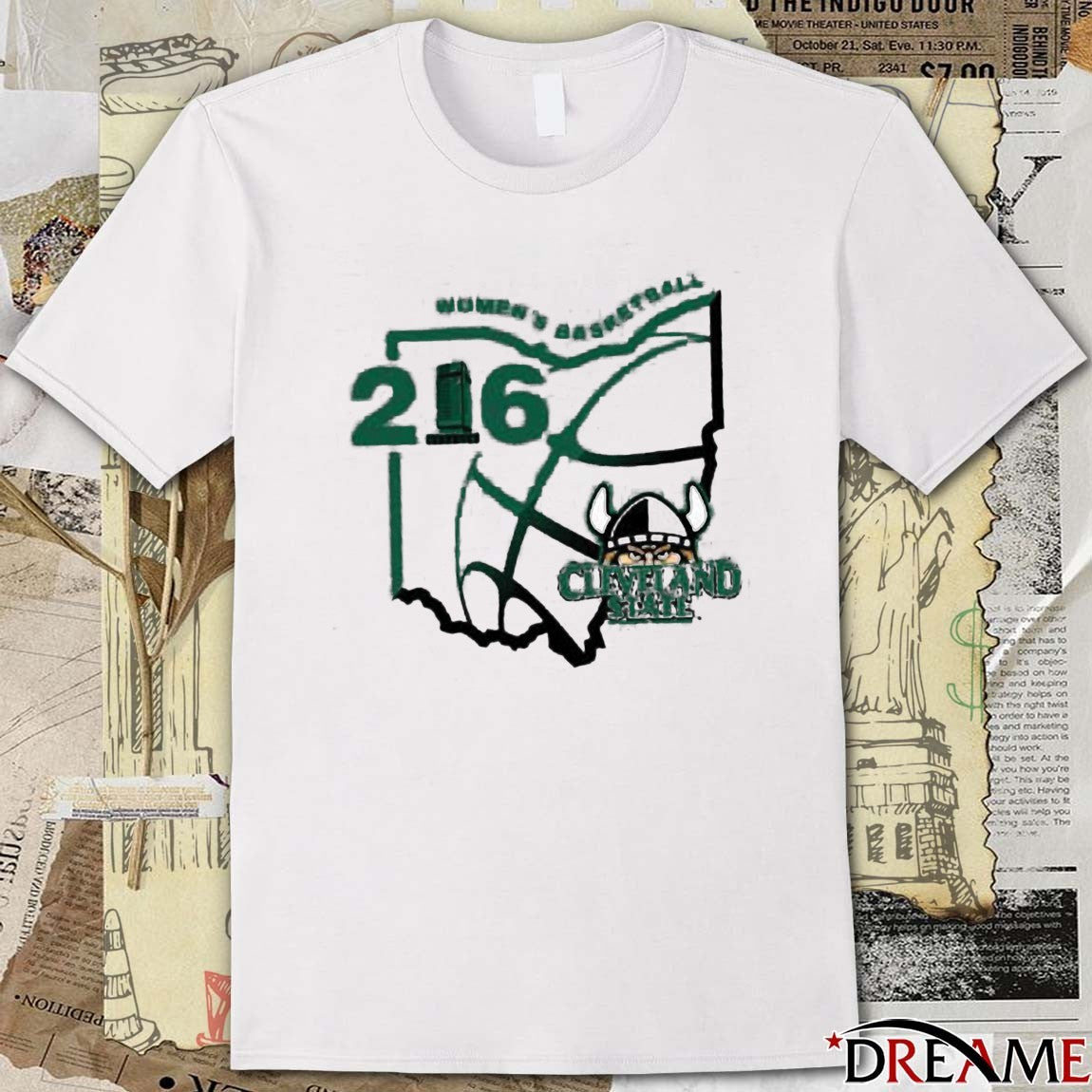Cleveland State Vikings Women’s Basketball 216 t-shirt