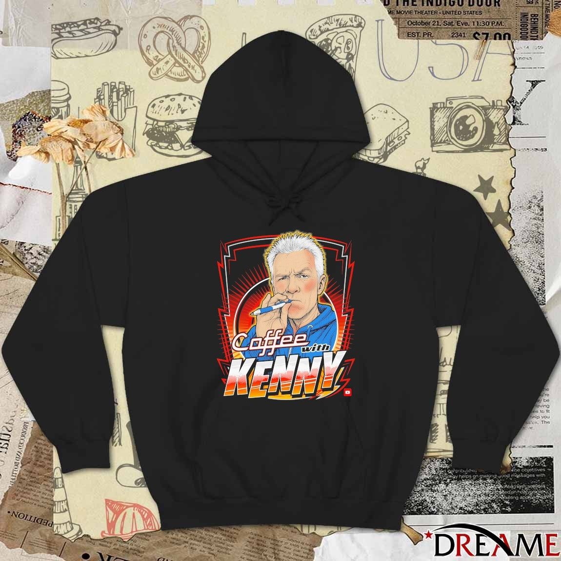 Coffee with Kenny NASCAR Jim France Graphic t-shirt