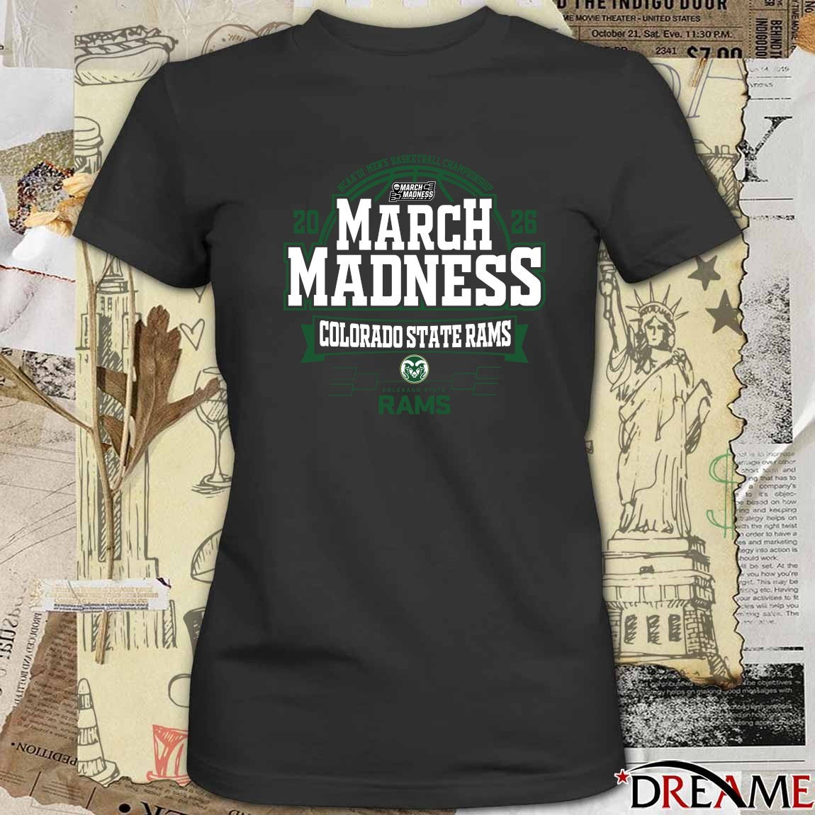 Colorado State Rams 2026 NCAA DI Men’s Basketball Championship March Madness t-shirt