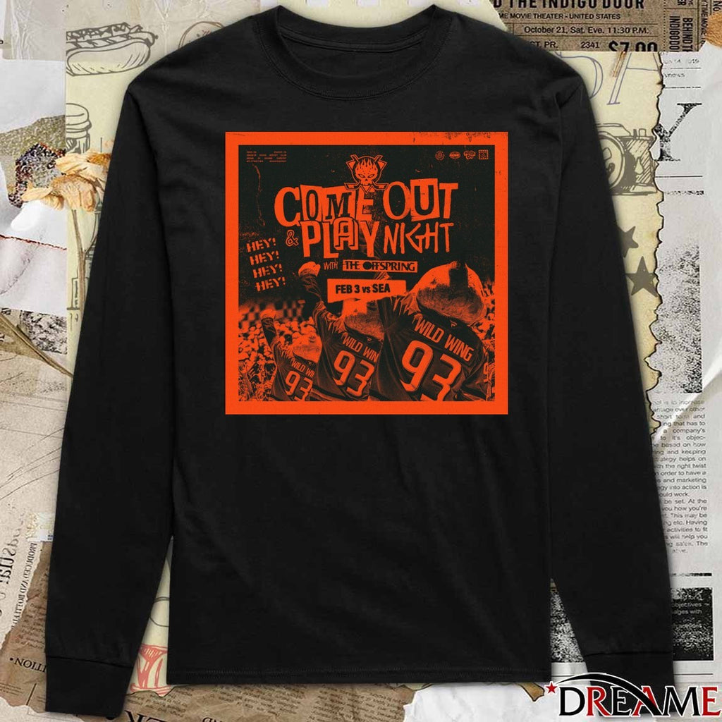 Come Out & Play Night With The Offspring February 3 2026 Anaheim Ducks Poster t-shirt