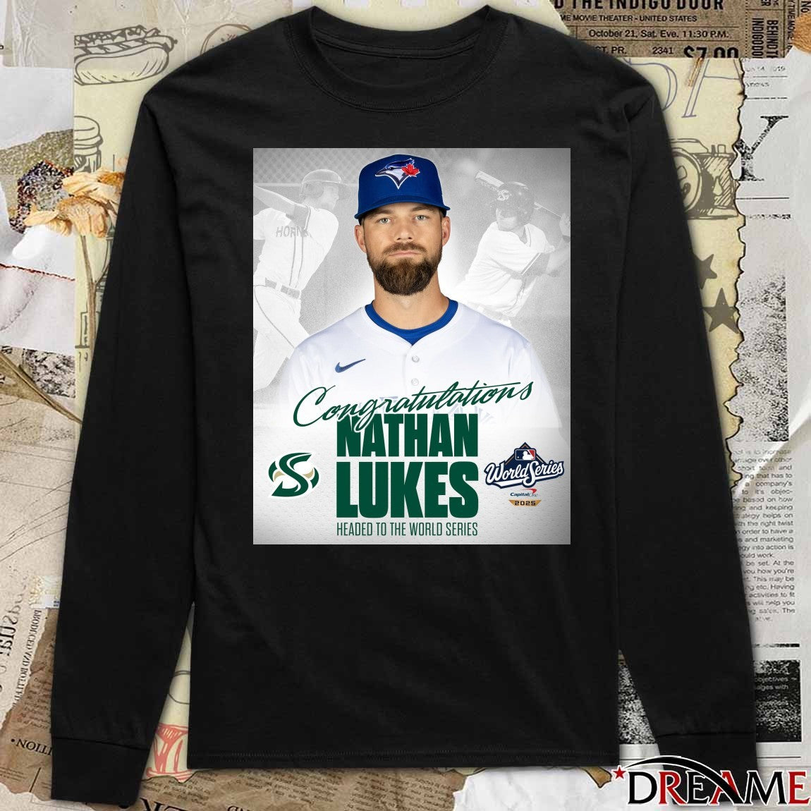 Congrats Nathan Lukes Headed To The World Series MLB Capital One 2025 Poster t-shirt