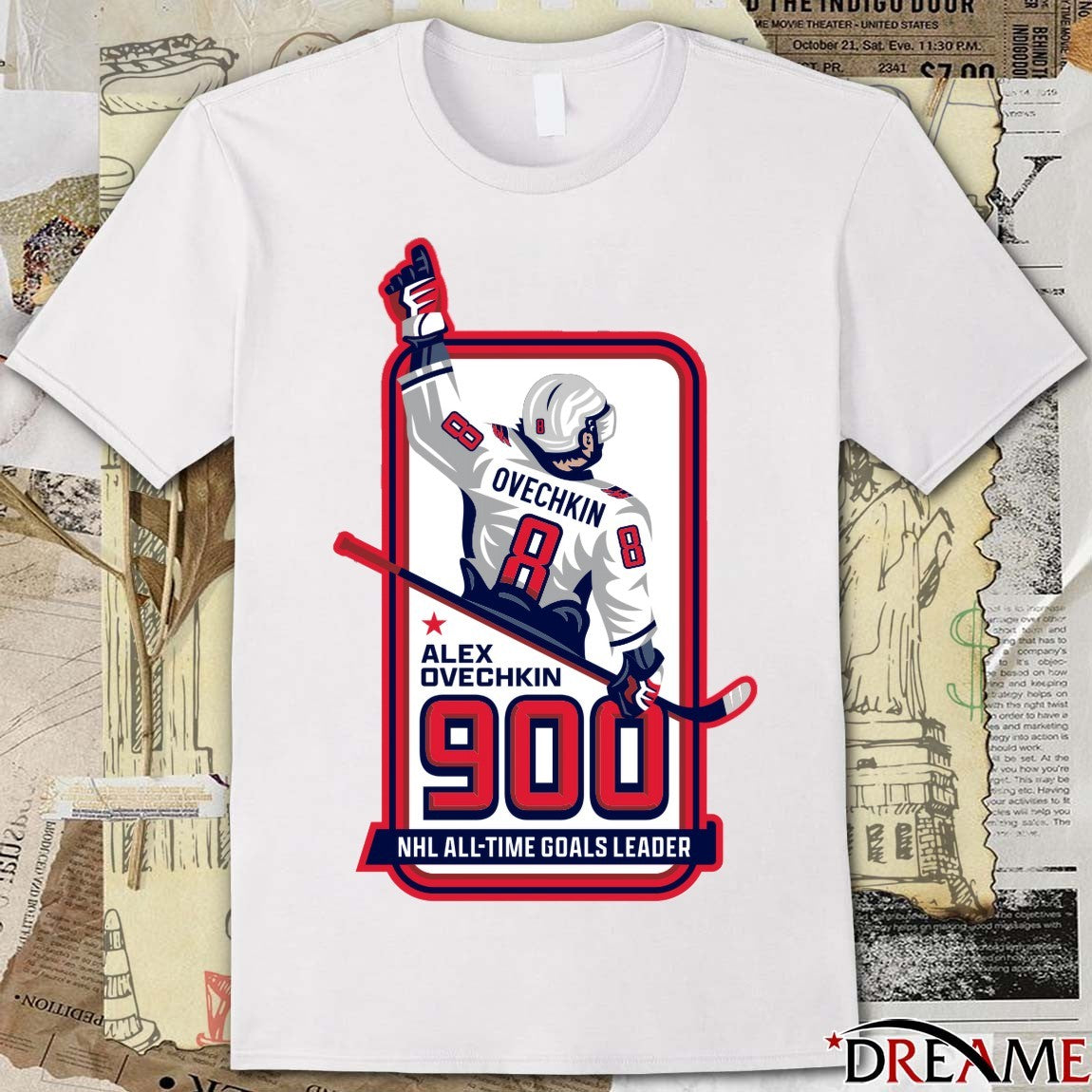 Congratulations Alex Ovechkin Washington Capitals 900 NHL All-Time Goals Leader t-shirt