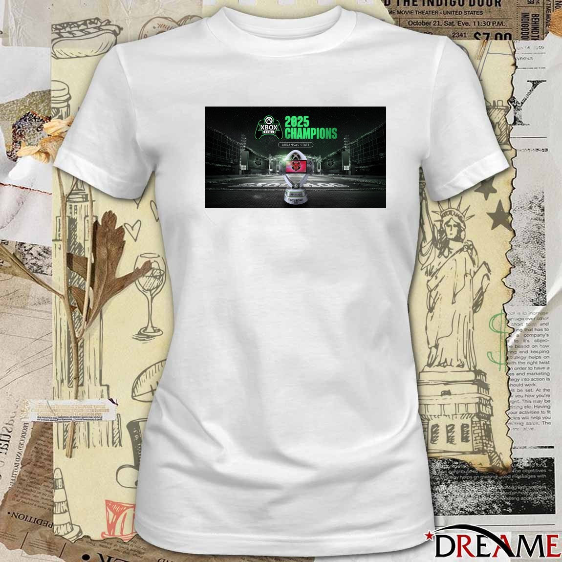 Congratulations Arkansas State Red Wolves 2025 Xbox Bowl Champions Poster t-shirt