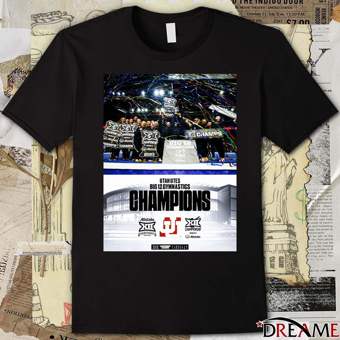 Congratulations Utah Gymnastics 2026 Big 12 Gymnastics Champions Poster t-shirt