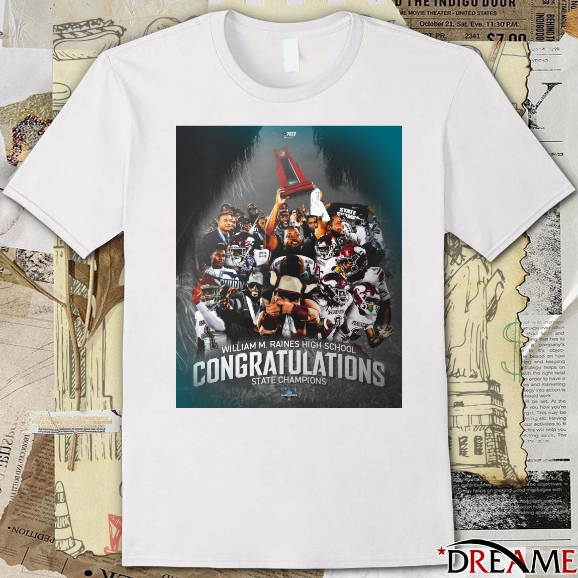 Congratulations William M. Raines High School Football State Champions 2025 Poster t-shirt