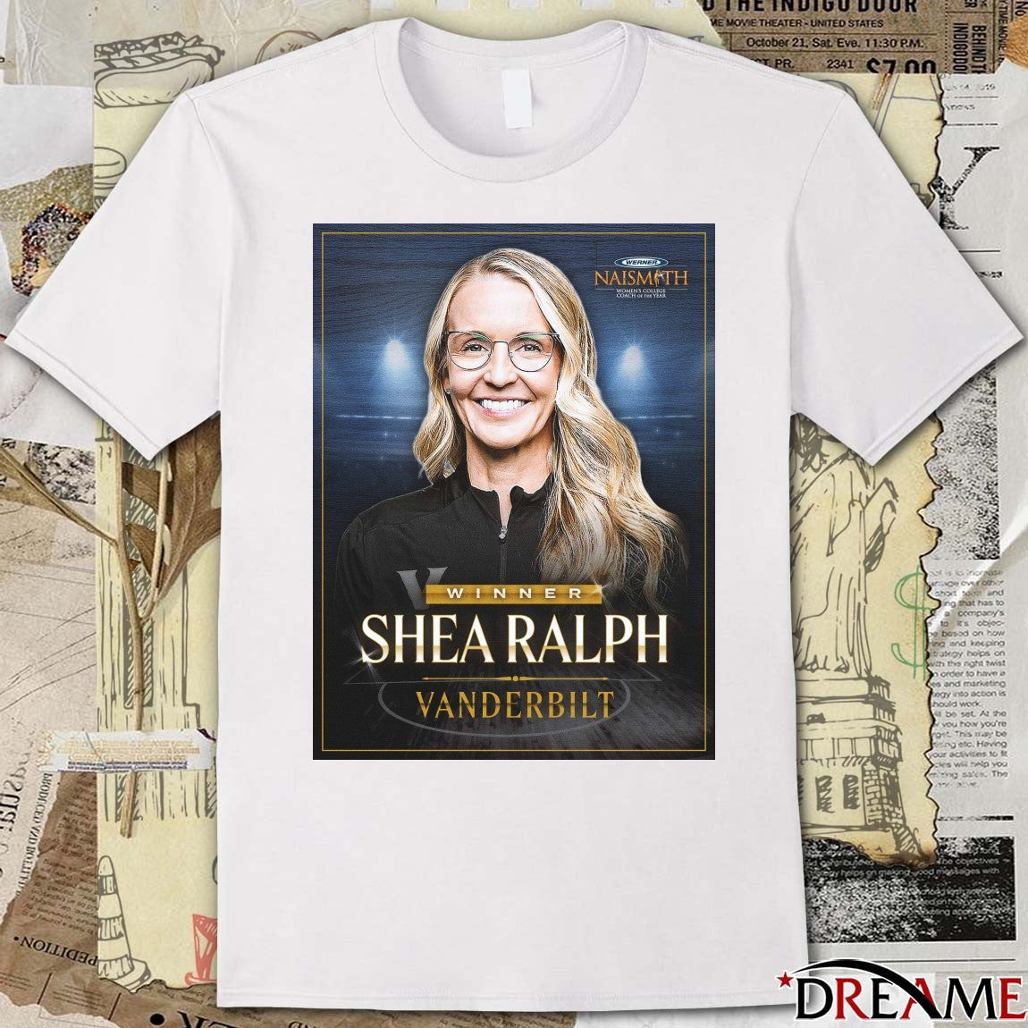 Congratulations to Shea Ralph 2026 Werner Ladder Naismith Trophy Women’s Coach Of The Year Poster t-shirt