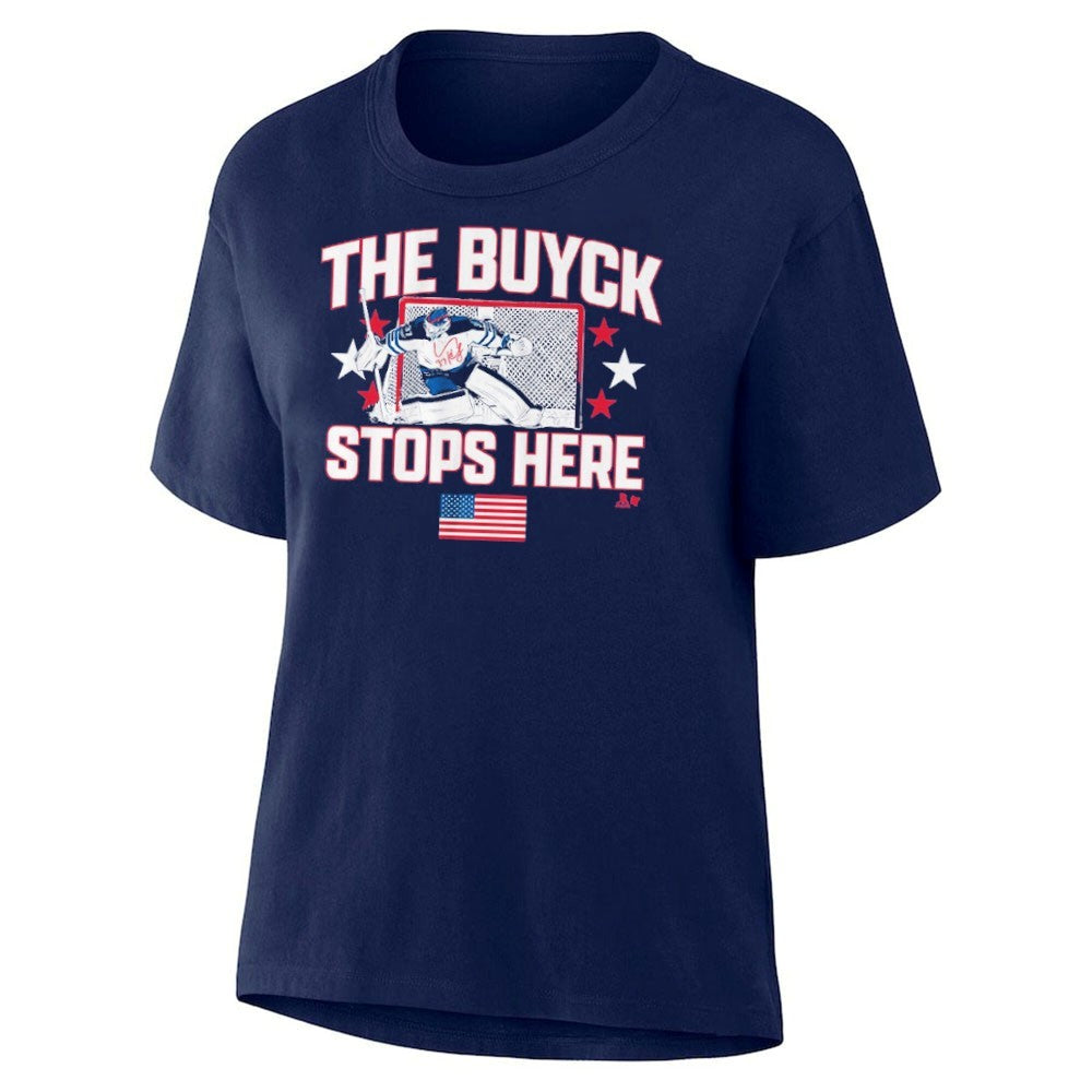 Connor Hellebuyck The Buyck Stops Here Shirt