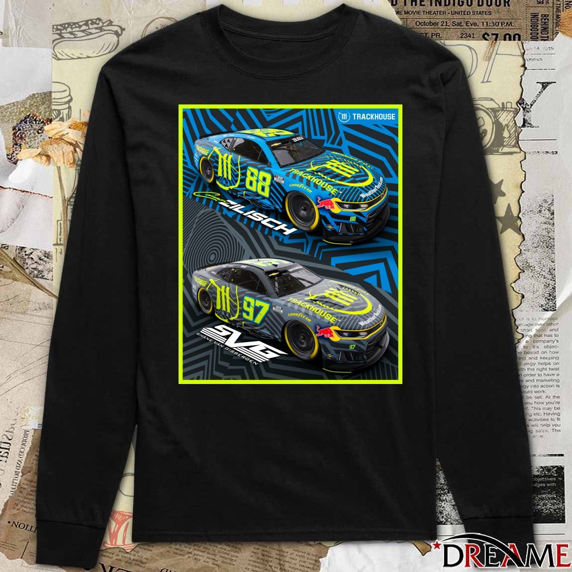 Connor Zilisch SVG Shane Van Gisbergen Trackhouse Racing Poster t-shirt