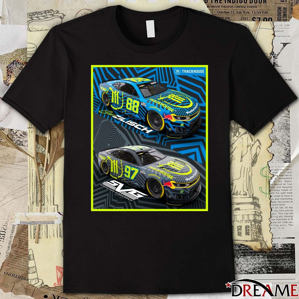 Connor Zilisch SVG Shane Van Gisbergen Trackhouse Racing Poster t-shirt