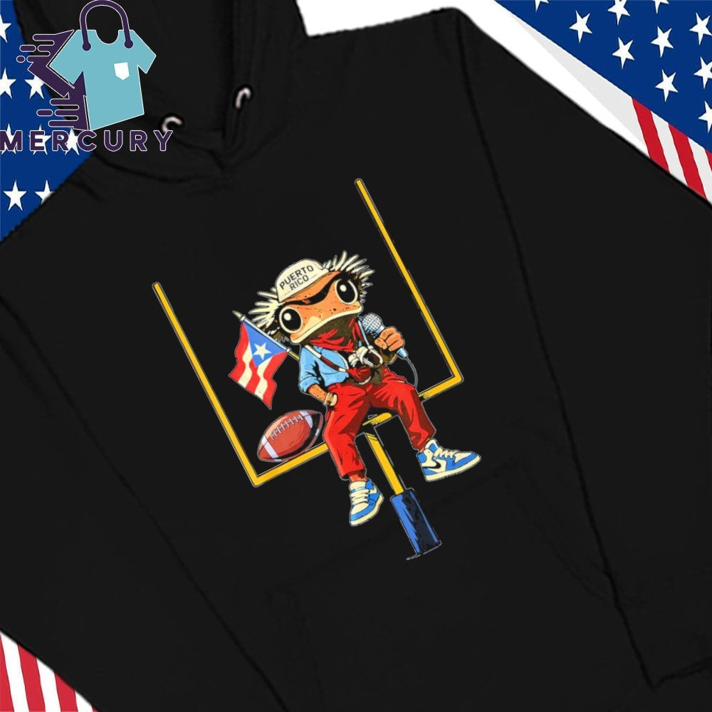 Coqui Frog Puerto Rico Boricua Puerto Rican Flag Shirt