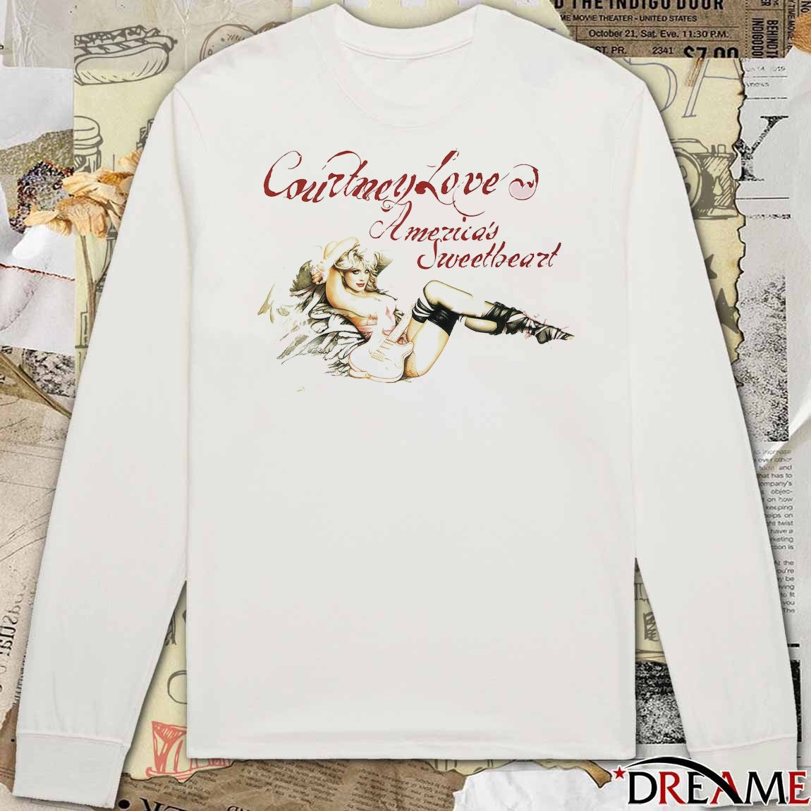 Courtney Love America’s Sweetheart 2026 t-shirt
