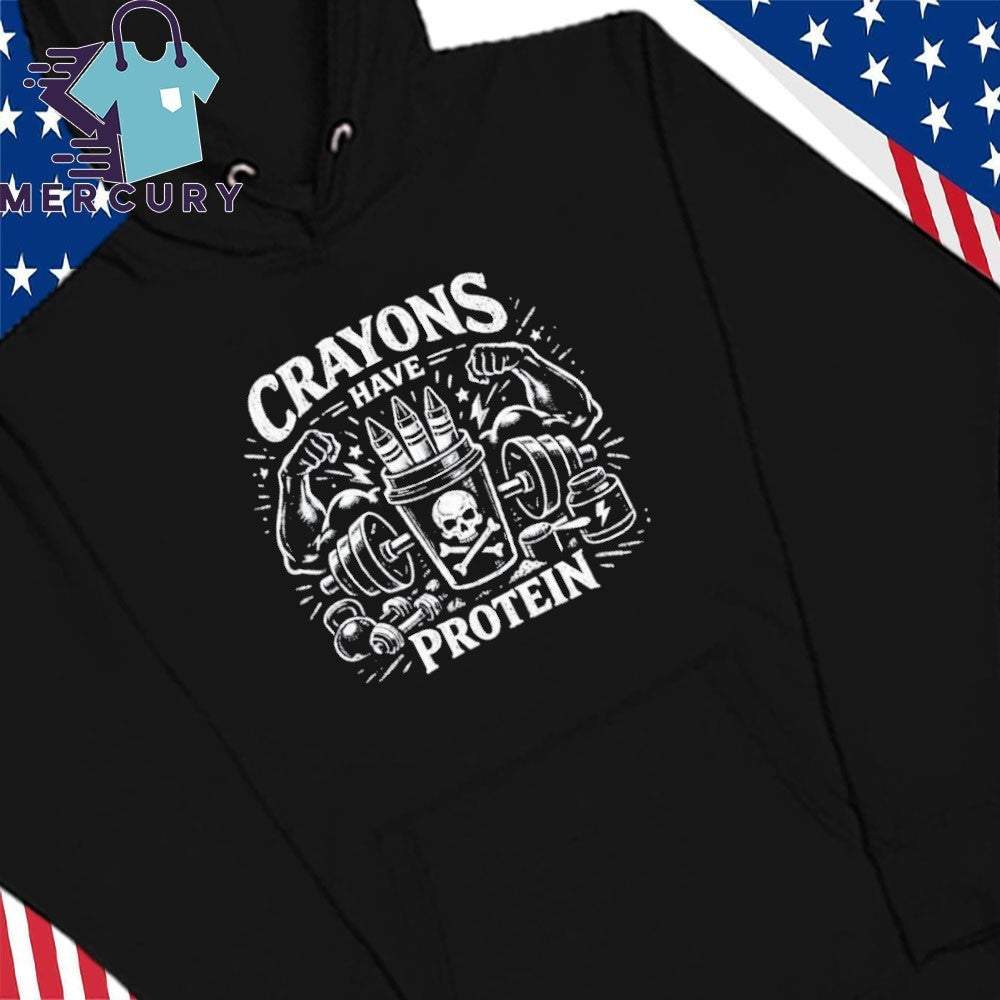 Crayons Have Protein Gym Shirt