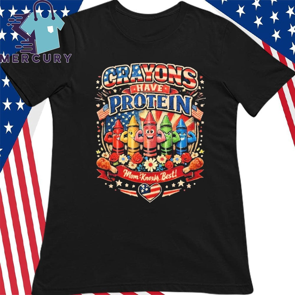 Crayons Have Protein Mother’s Day Shirt