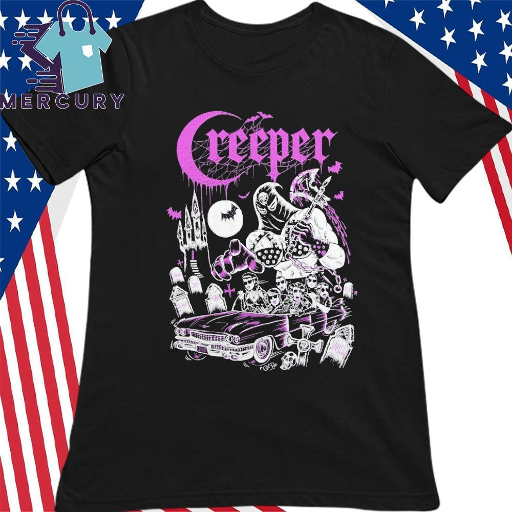 Creeper Mistress of Death Car Shirt