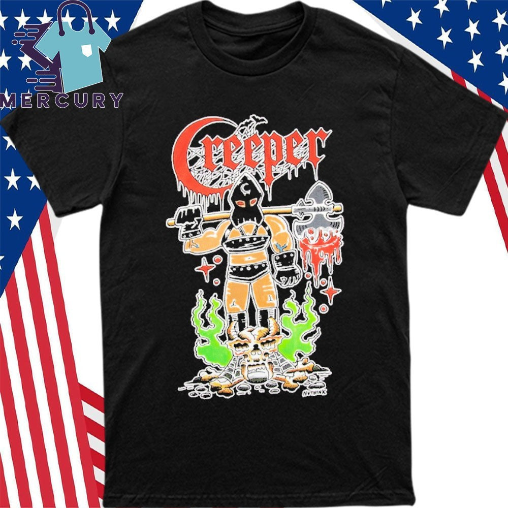Creeper Mistress of Death Old School Shirt