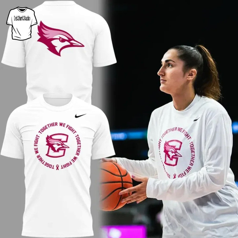 Creighton Bluejays Basketball Pink Out Together We Fight Shirt