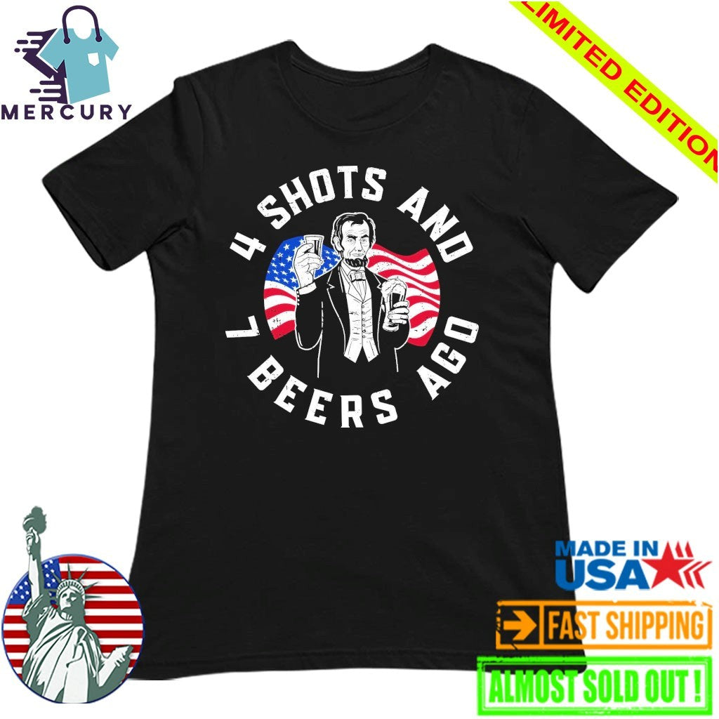 Crews Control 4 Shots And 7 Beers Ago Shirt