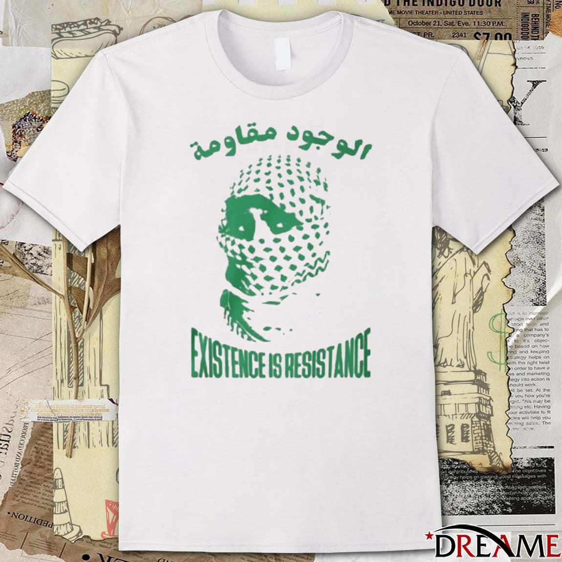 DJ Swamp Izzo Free Palestine Existence Is Resistance t-shirt