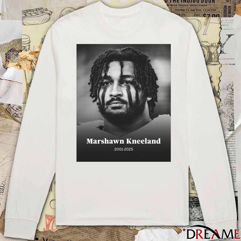 Dallas Cowboys Defensive End Marshawn Kneeland Died Thursday Morning 2001 – 2025 Poster t-shirt